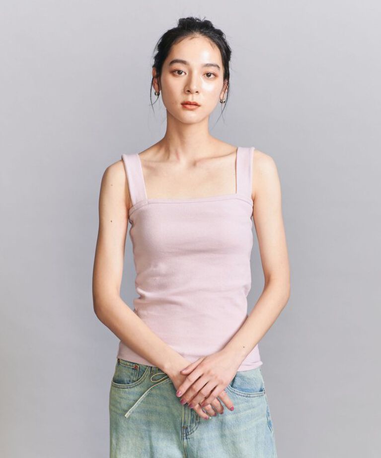 BEAUTY&YOUTH UNITED ARROWS「コットンブレンド ベア タンクトップ」|タンクトップ|