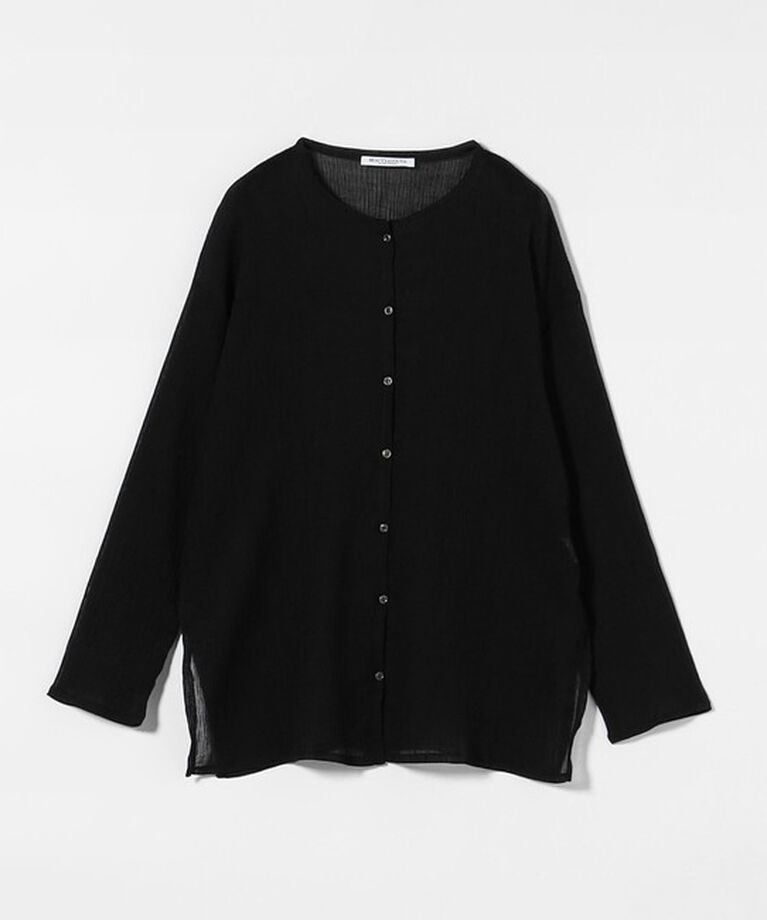 BEAUTY&YOUTH UNITED ARROWS「クレープ クルーネックカーディガン」|カーディガン|