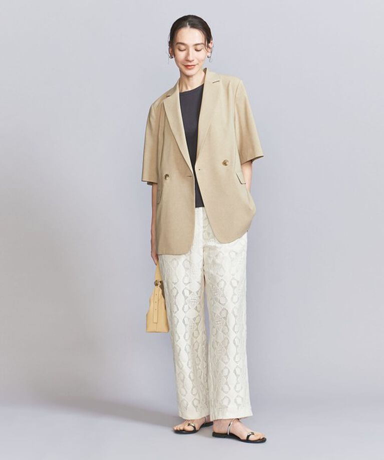 BEAUTY&YOUTH UNITED ARROWS「ハーフスリーブ ジャケット」|テーラードジャケット|