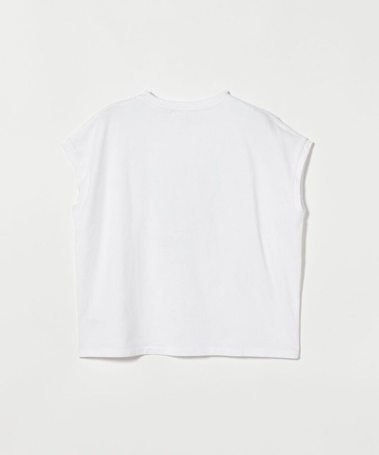 BEAUTY&YOUTH UNITED ARROWS「コットン ロゴプリント フレンチスリーブ Tシャツ」|Tシャツ・カットソー|