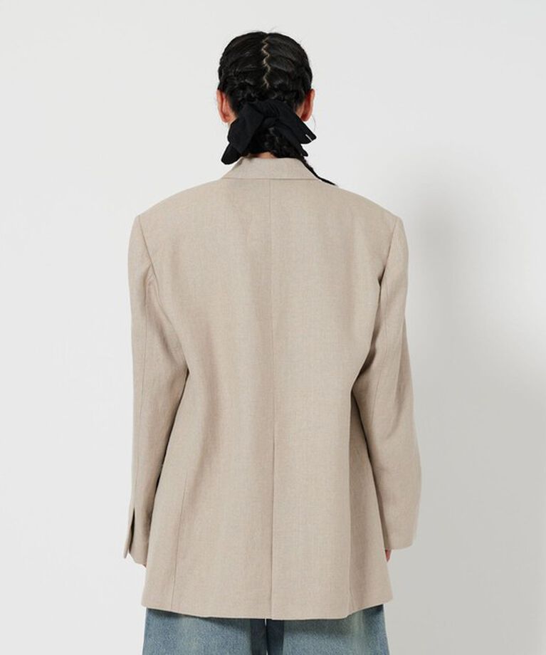 BEAUTY&YOUTH UNITED ARROWS「麻 オーバーサイズ ジャケット」|テーラードジャケット|