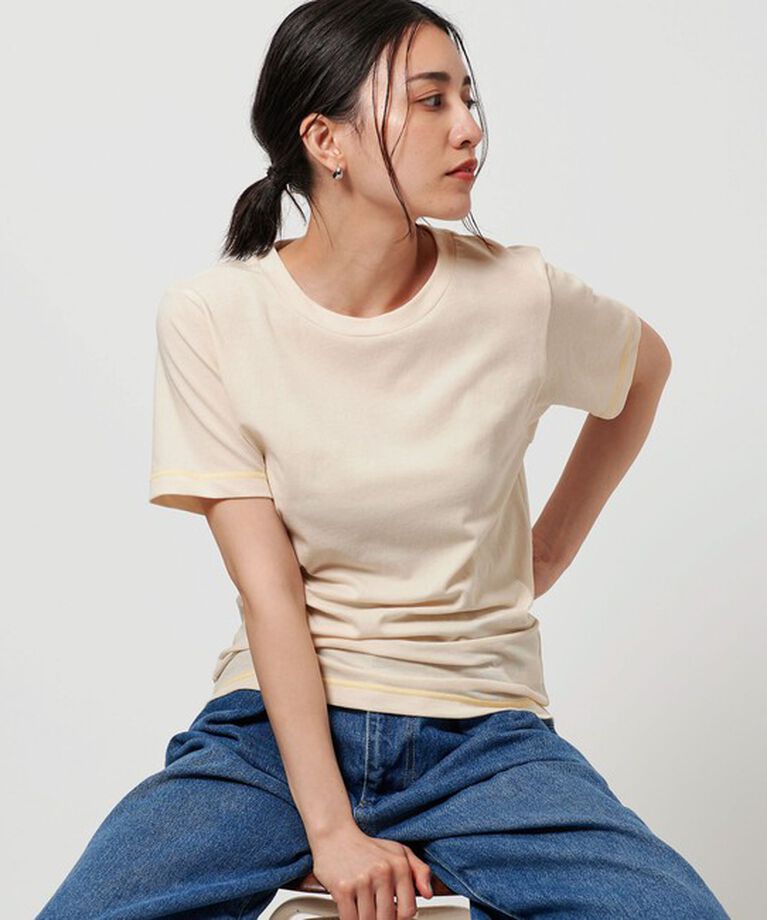 BEAUTY&YOUTH UNITED ARROWS「ステッチ コンパクト Tシャツ」|Tシャツ・カットソー|