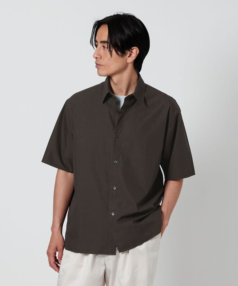 BEAUTY&YOUTH UNITED ARROWS「ピーチスキン スクエア フォルム シャツ」|シャツ・ブラウス|
