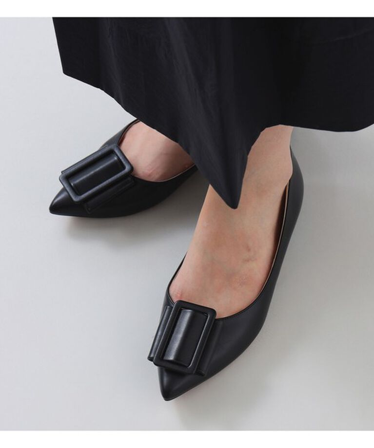 Demi-Luxe BEAMS 「Demi-Luxe BEAMS / バックル ポインテッドトゥ パンプス」|パンプス|