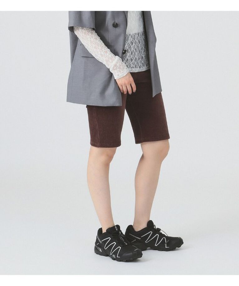 Ray BEAMS 「カット コーデュロイ バイカー ショーツ」|その他|BROWN