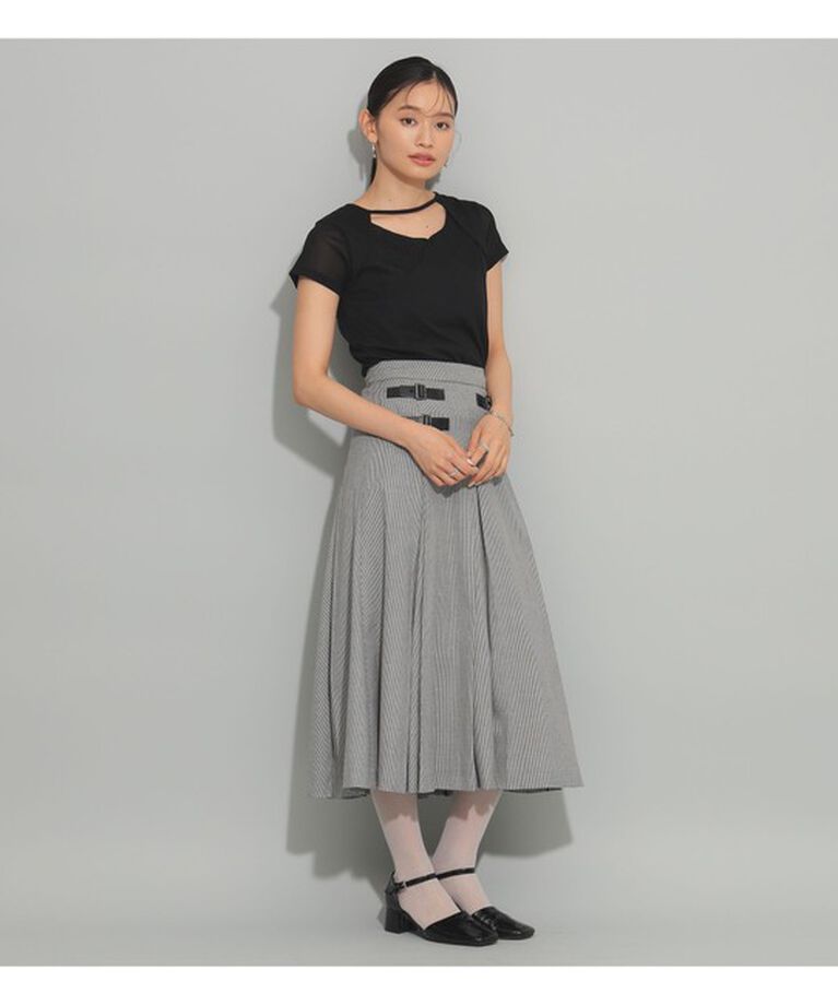 Ray BEAMS 「Ray BEAMS / レース キリカエ ハーフスリーブ Tシャツ」|Tシャツ・カットソー|