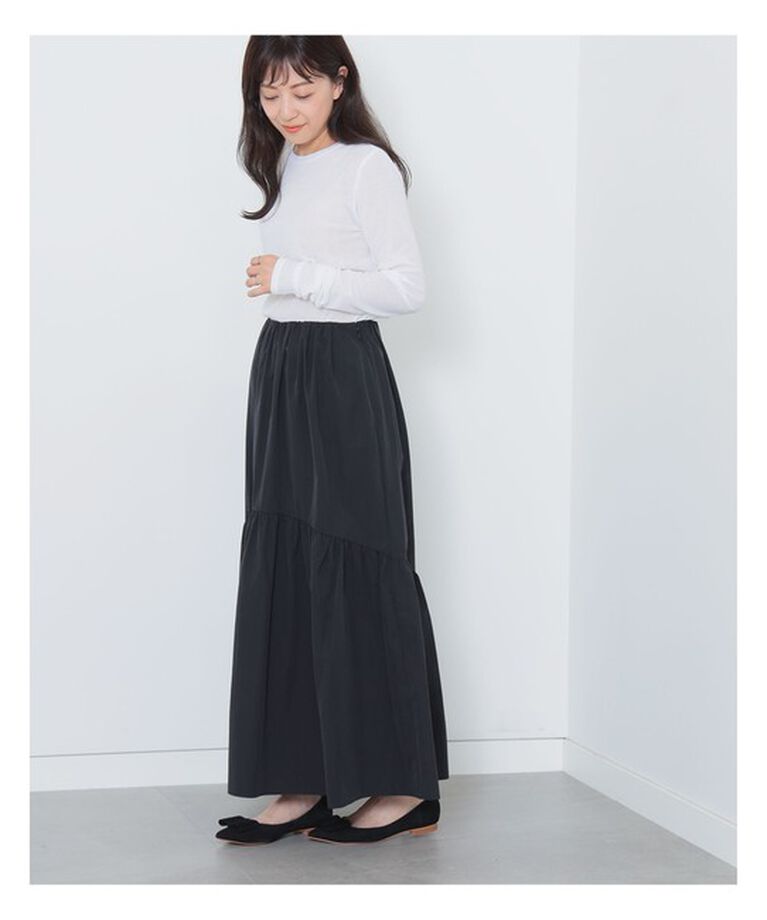 Demi-Luxe BEAMS 「シアーコットン ロングスリーブ Tシャツ」|Tシャツ・カットソー|