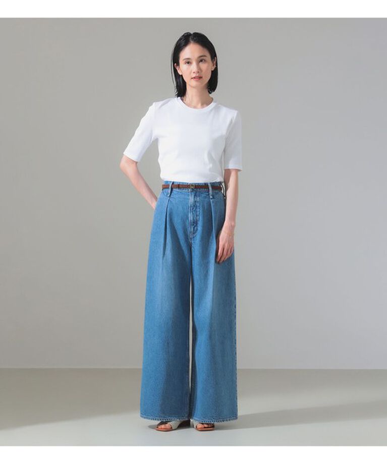 Demi-Luxe BEAMS 「【別注】スタイリスト佐藤佳菜子 × SLOANE / クルーネック リブTシャツ」|Tシャツ・カットソー|