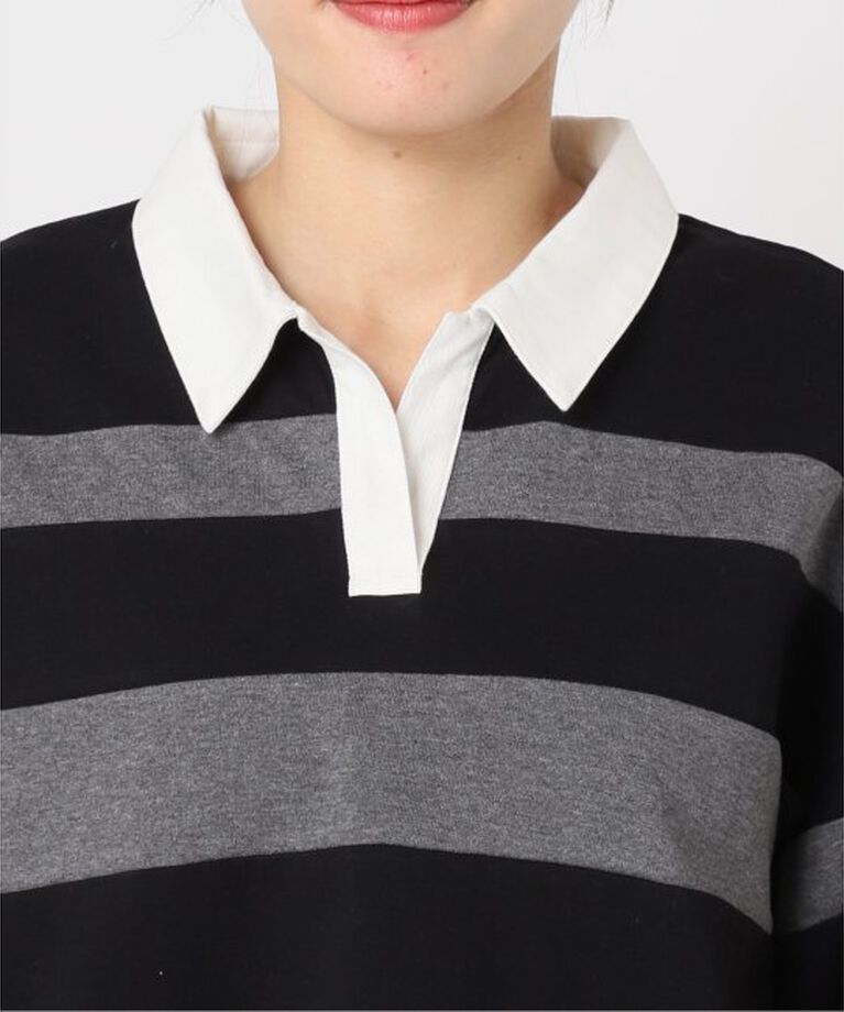  「RANDAM BORDER RUGBY SHIRT：カットソー」|Tシャツ・カットソー|