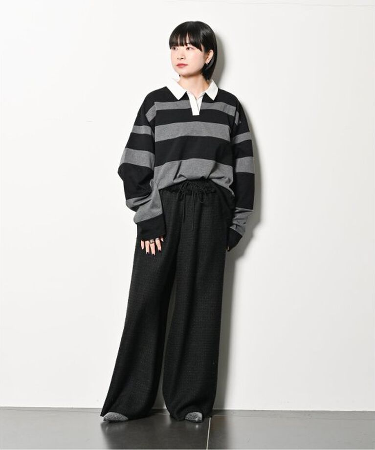  「RANDAM BORDER RUGBY SHIRT：カットソー」|Tシャツ・カットソー|