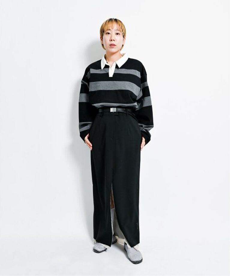  「RANDAM BORDER RUGBY SHIRT：カットソー」|Tシャツ・カットソー|