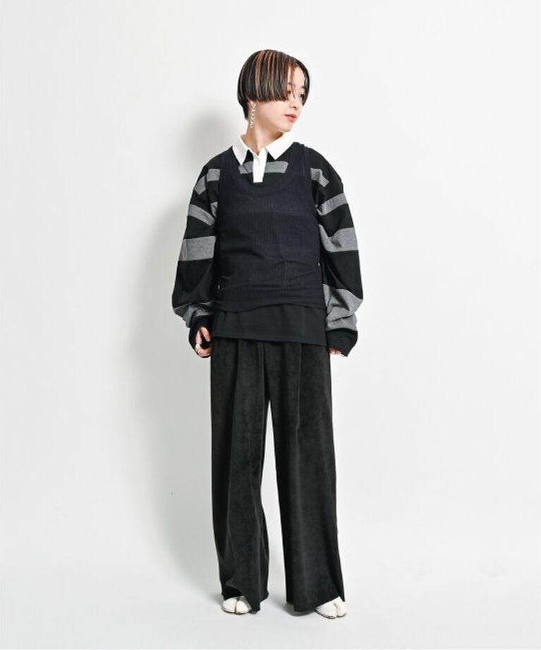  「RANDAM BORDER RUGBY SHIRT：カットソー」|Tシャツ・カットソー|