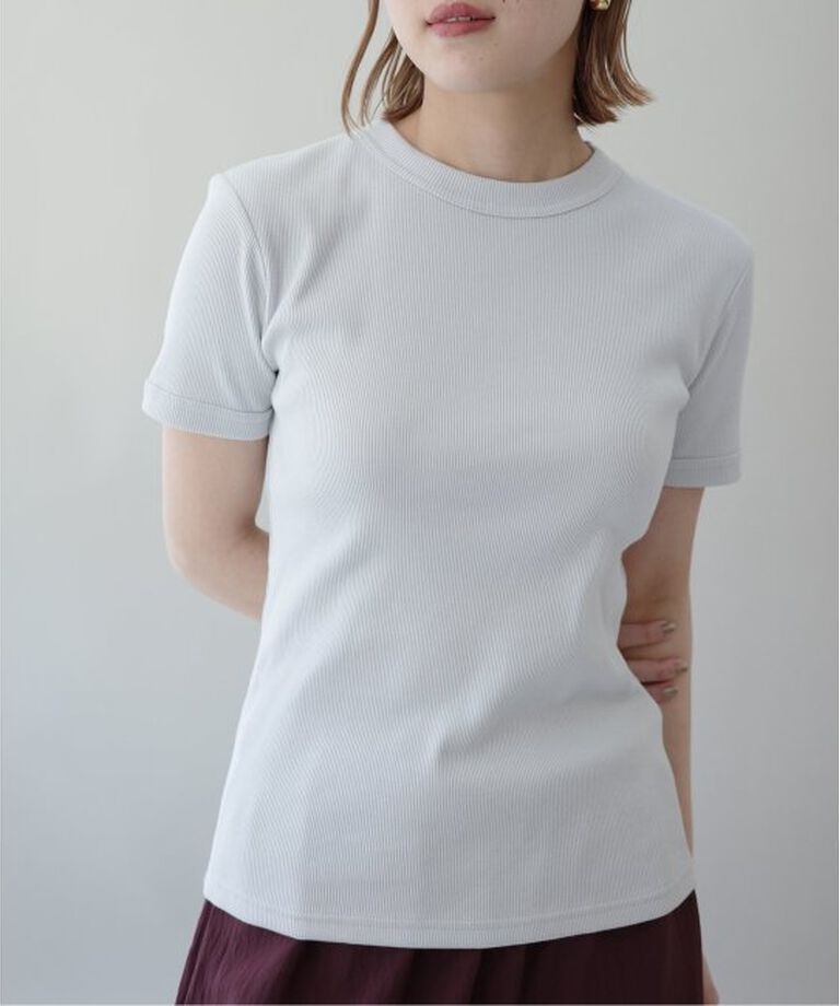 EMILYWEEK「【ROOM】カップ付きリブテレコTシャツ」|インナー|グレー