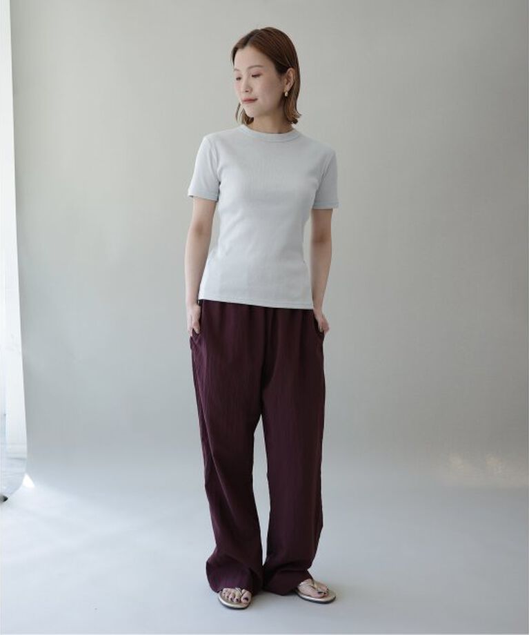 EMILYWEEK「【ROOM】カップ付きリブテレコTシャツ」|インナー|