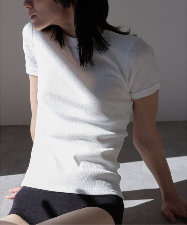 EMILYWEEK「【ROOM】カップ付きリブテレコTシャツ」|インナー|