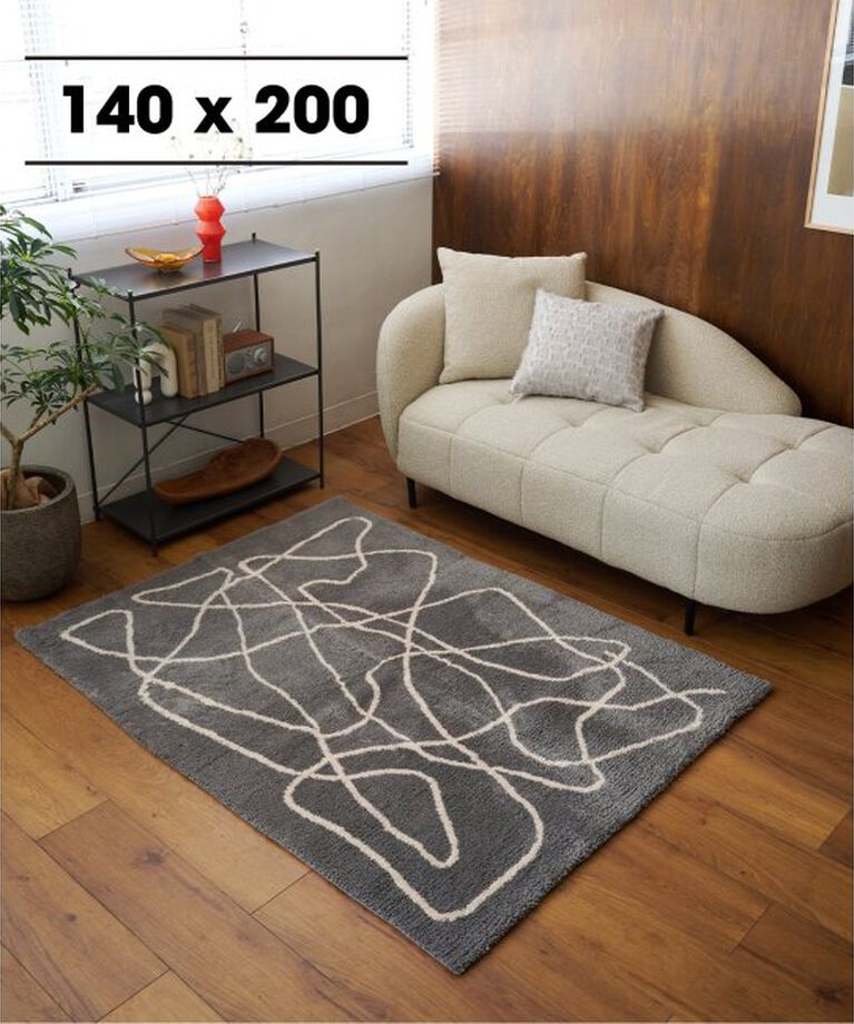 journal standard Furniture「FERNERO RUG 140x200　フェルネロラグ」|その他|グレー