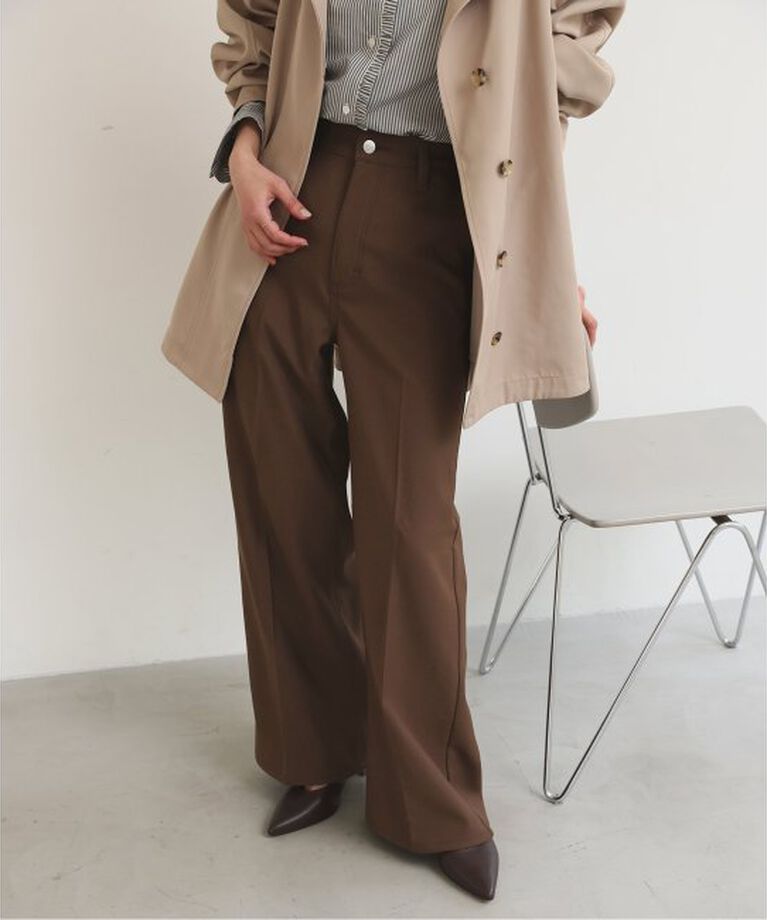 SLOBE IENA「Wrangler/ラングラー SLOBE別注 ワイドランチャー」|スラックス|