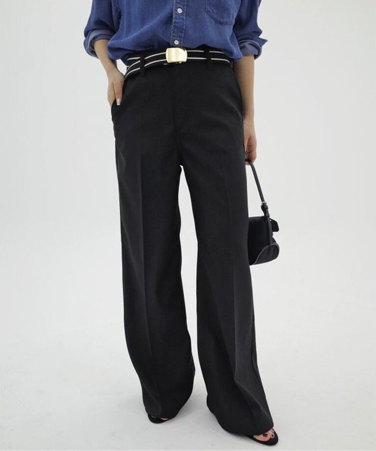 SLOBE IENA「Wrangler/ラングラー SLOBE別注 ワイドランチャー」|スラックス|