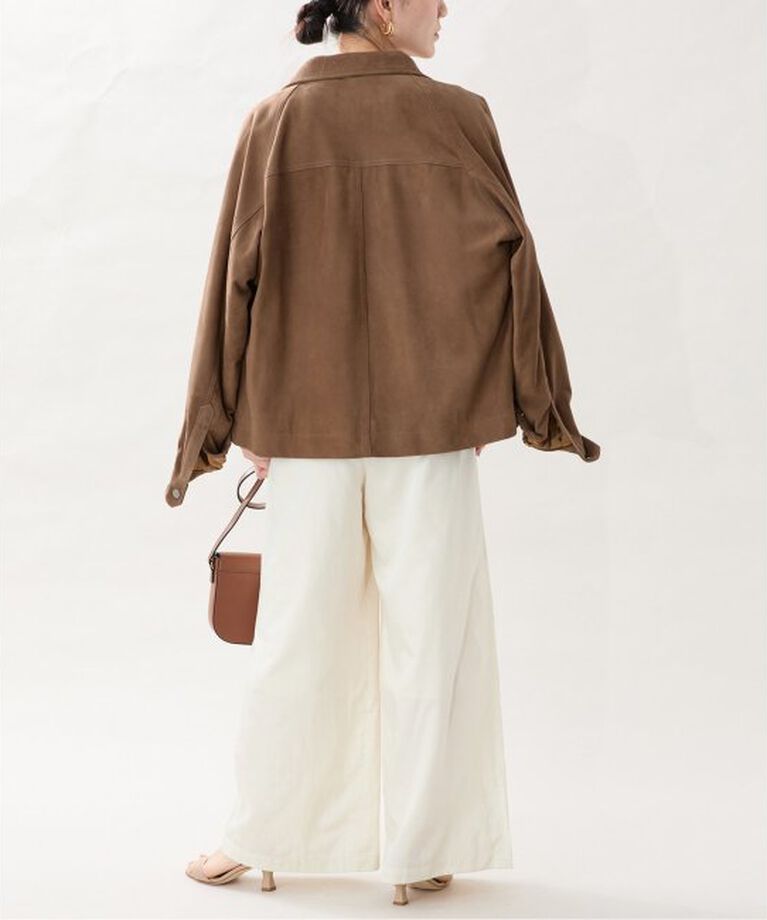 VERMEIL par iena「シルクライクサテン リラックスパンツ」|その他|