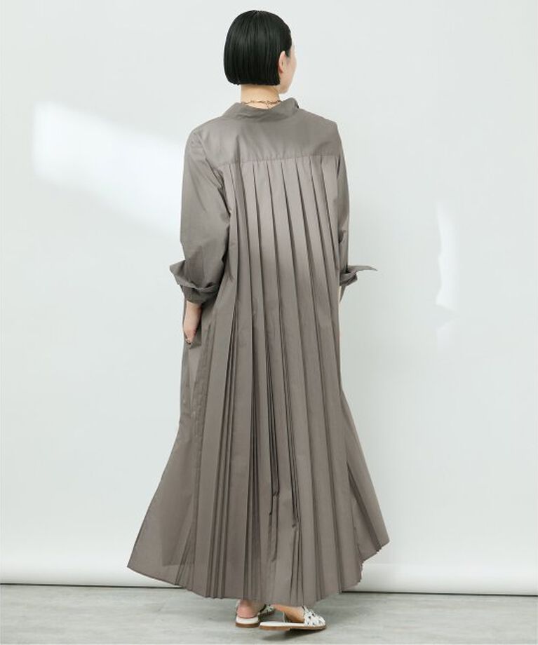 VERMEIL par iena「コットンタイプライターバックプリーツワンピース」|ワンピース|