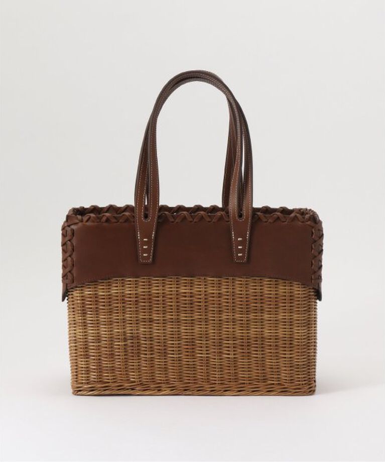 IENA「A VACATION/ア ヴァケーション RATTAN M バッグ 25SSA97-00-25」|かごバッグ|