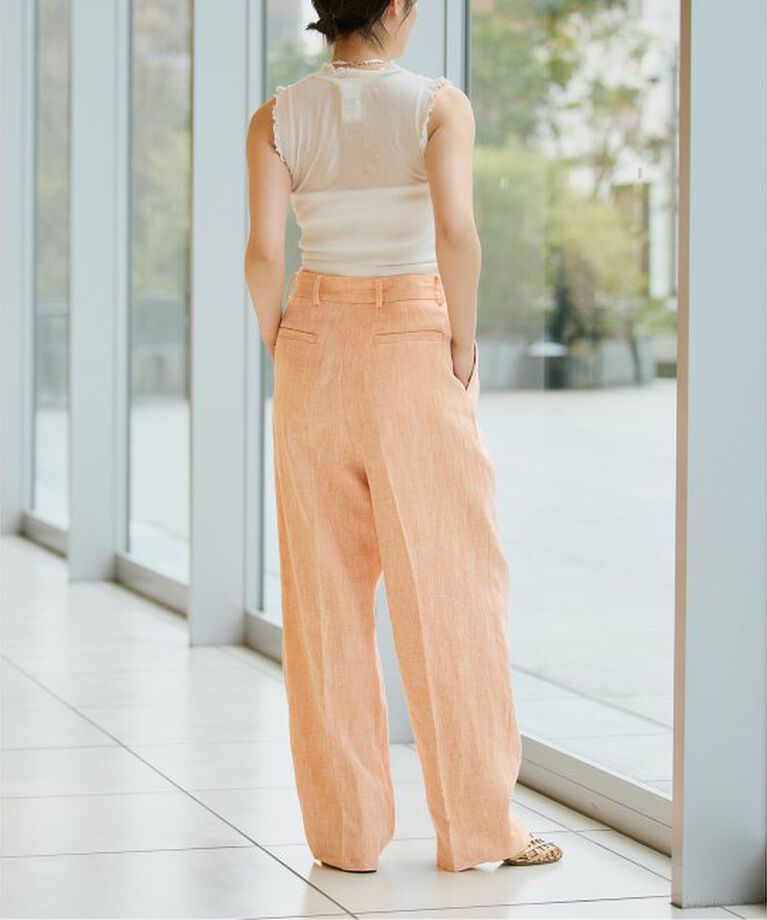 IENA LA BOUCLE「seamless basic./シームレスベーシック Flounce タンクトップ」|タンクトップ|