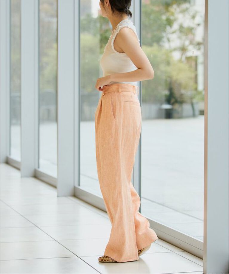 IENA LA BOUCLE「seamless basic./シームレスベーシック Flounce タンクトップ」|タンクトップ|