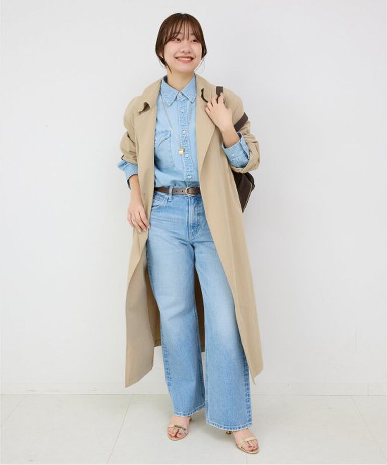 SLOBE IENA「《追加2予約》SLOBE ラウンドバックルレザーベルト」|ベルト|