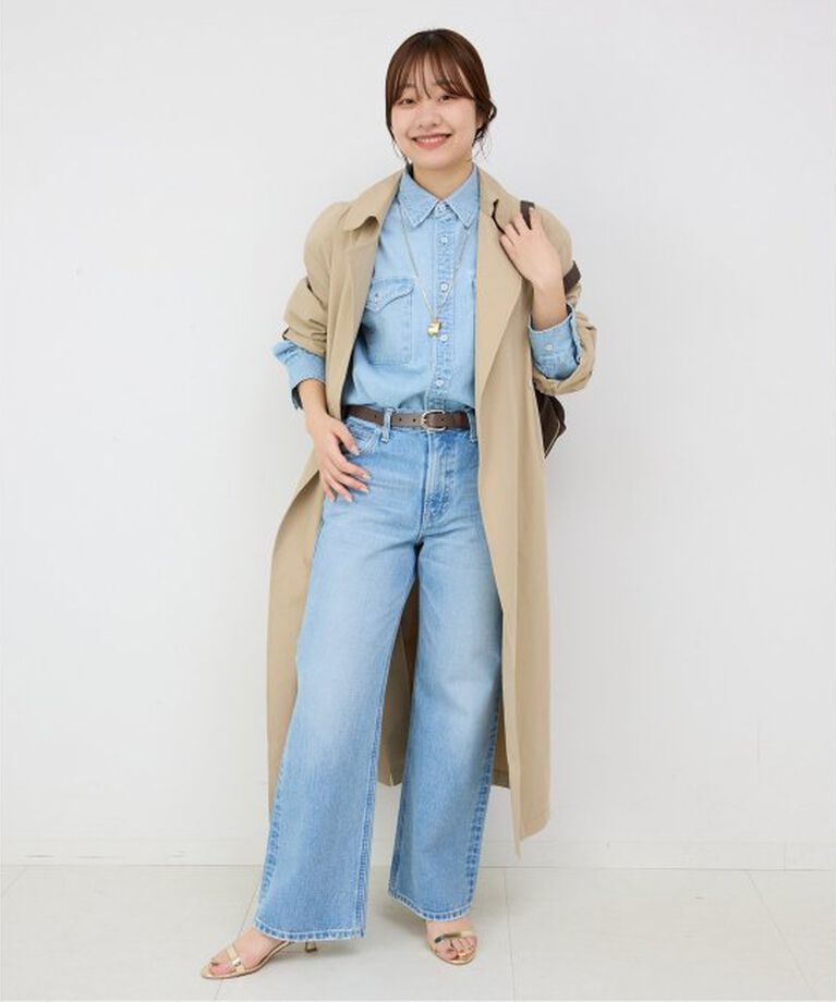 SLOBE IENA「《追加2予約》SLOBE ラウンドバックルレザーベルト」|ベルト|