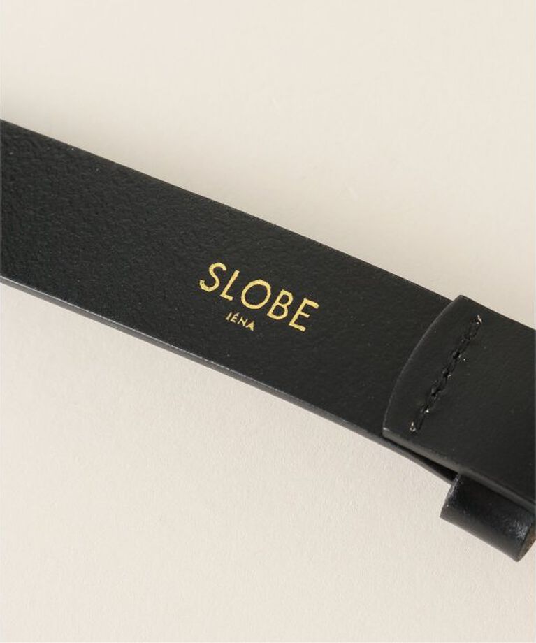 SLOBE IENA「《追加2予約》SLOBE ラウンドバックルレザーベルト」|ベルト|