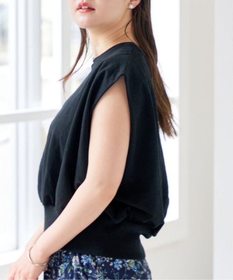 IENA「裏毛ノースリーブプルオーバー」|Tシャツ・カットソー|