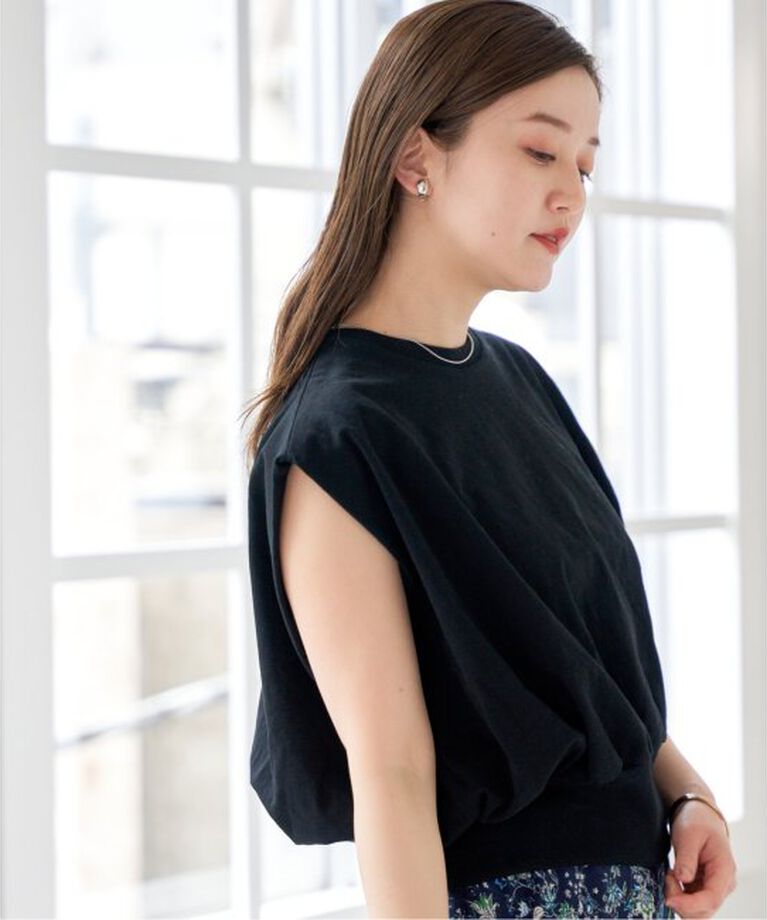 IENA「裏毛ノースリーブプルオーバー」|Tシャツ・カットソー|