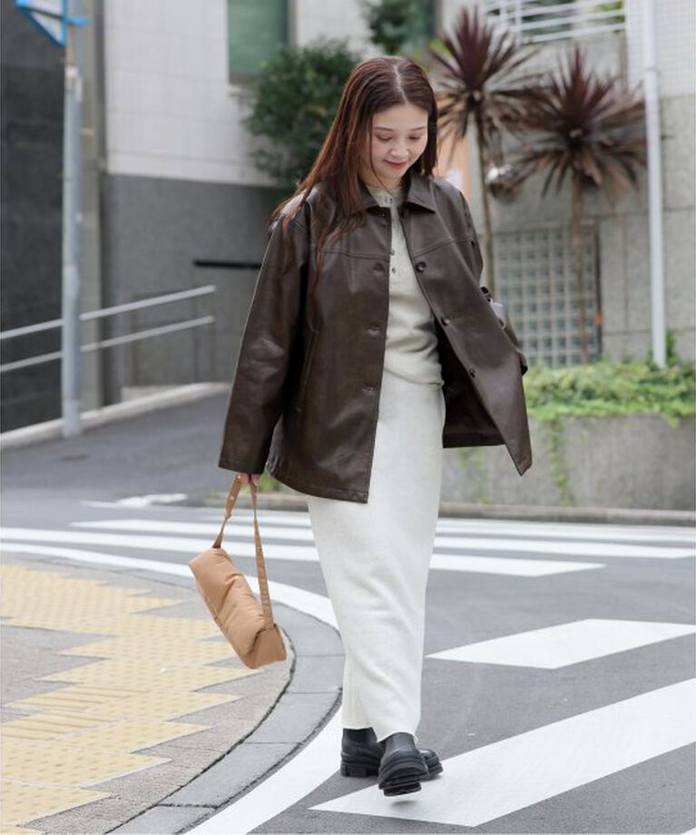 JOURNAL STANDARD「フェイクレザーカーコート」|その他|