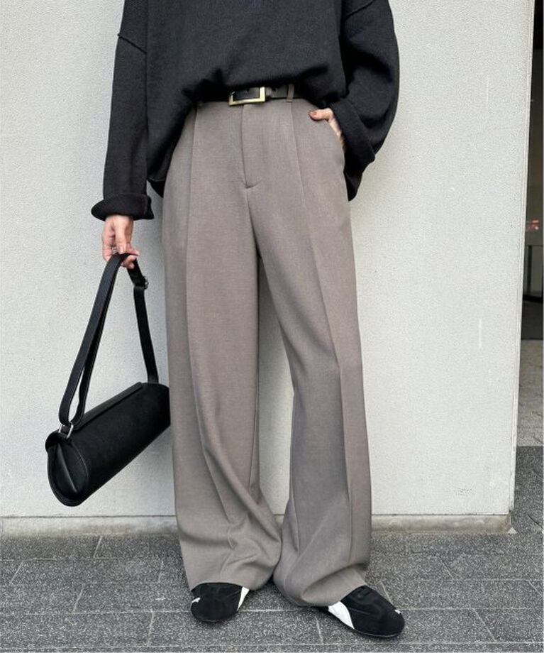 JOURNAL STANDARD「《追加2》ライクストレッチスラックスパンツ」|スラックス|ベージュ