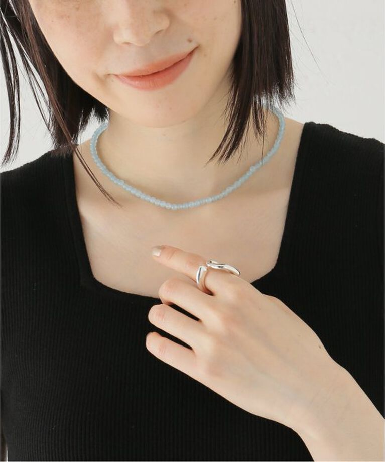 JOURNAL STANDARD relume「RELUME カラーストーンネックレス」|ネックレス|サックスブルー