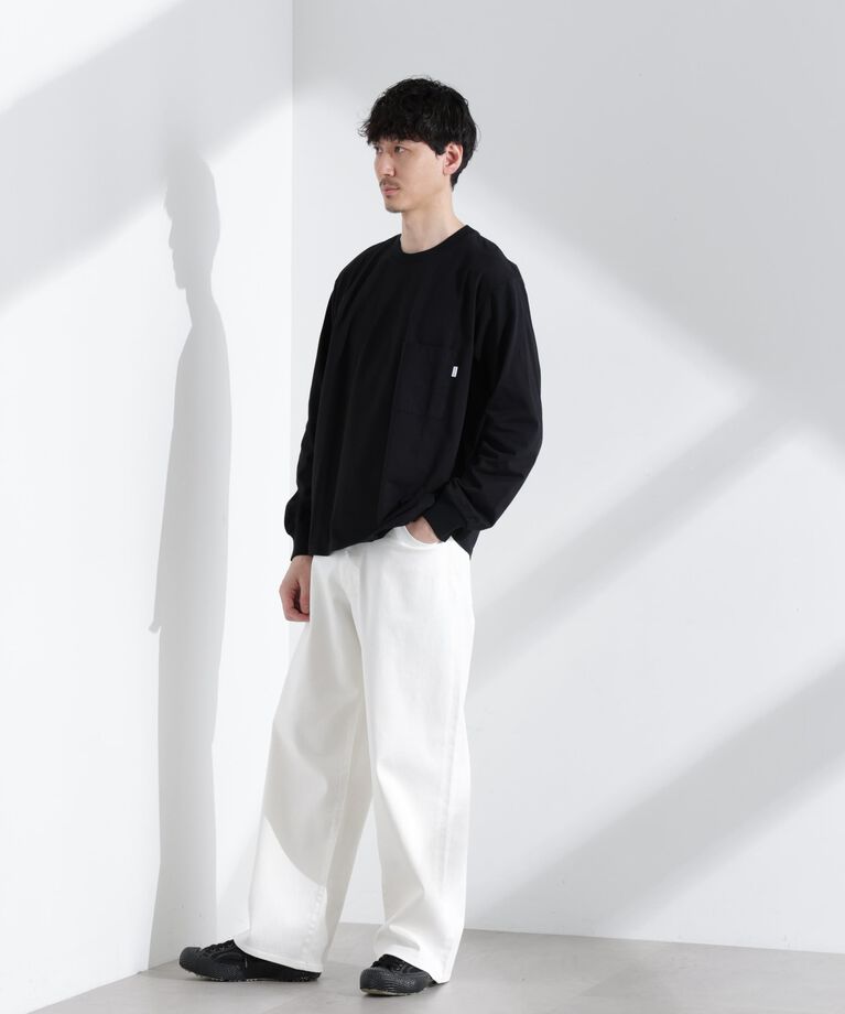 nano･universe「「NJ/CLUB」 ベーシックポケットロングスリーブTシャツ」|Tシャツ・カットソー|