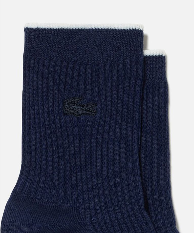 LACOSTE「レーヨン＆シルク混ショートソックス」|ソックス|