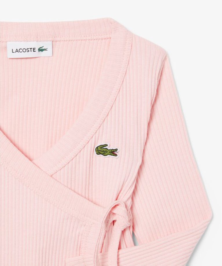 LACOSTE「サイドリボンカーディガンベビーパジャマギフトセット」|その他ベビーウェア|
