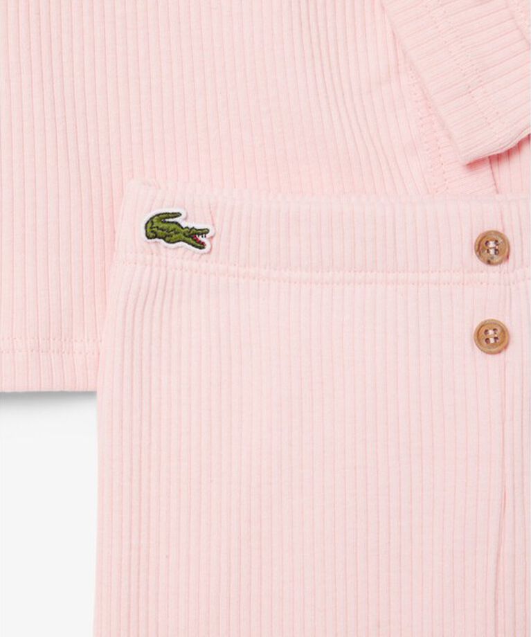 LACOSTE「サイドリボンカーディガンベビーパジャマギフトセット」|その他ベビーウェア|