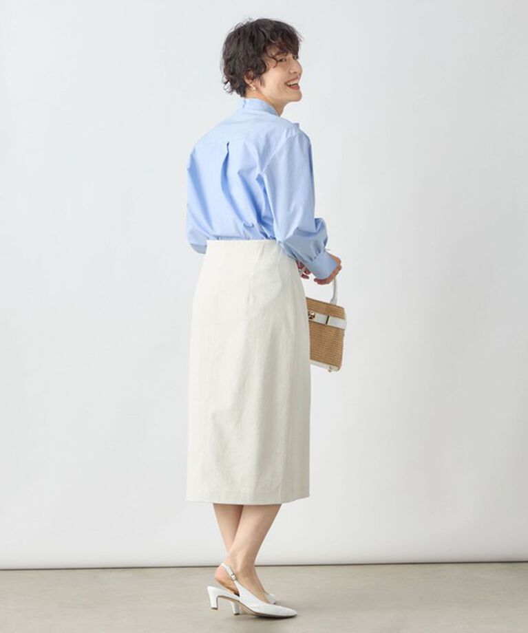 NOLLEY'S sophi「ウォッシャブルシェルタリングジップタイトスカート」|タイト|