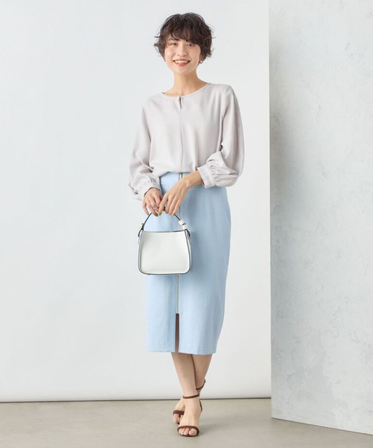 NOLLEY'S sophi「ウォッシャブルシェルタリングジップタイトスカート」|タイト|