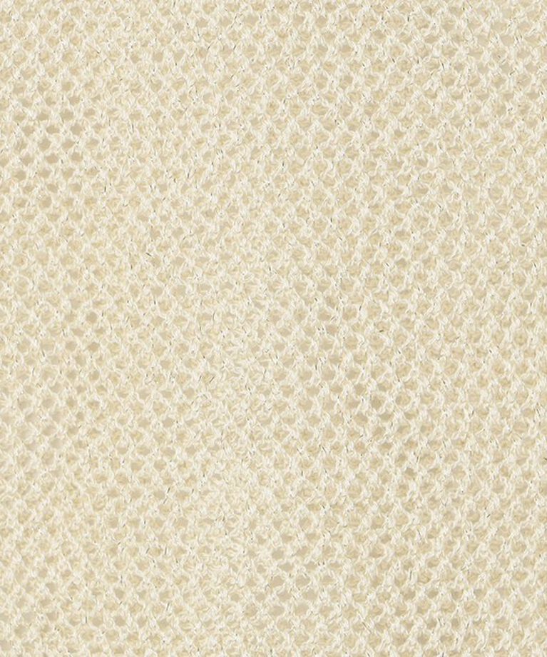 NOLLEY'S sophi「《手洗い可能》ラメメッシュ編みスキッパープルオーバーニット」|ニット・セーター|