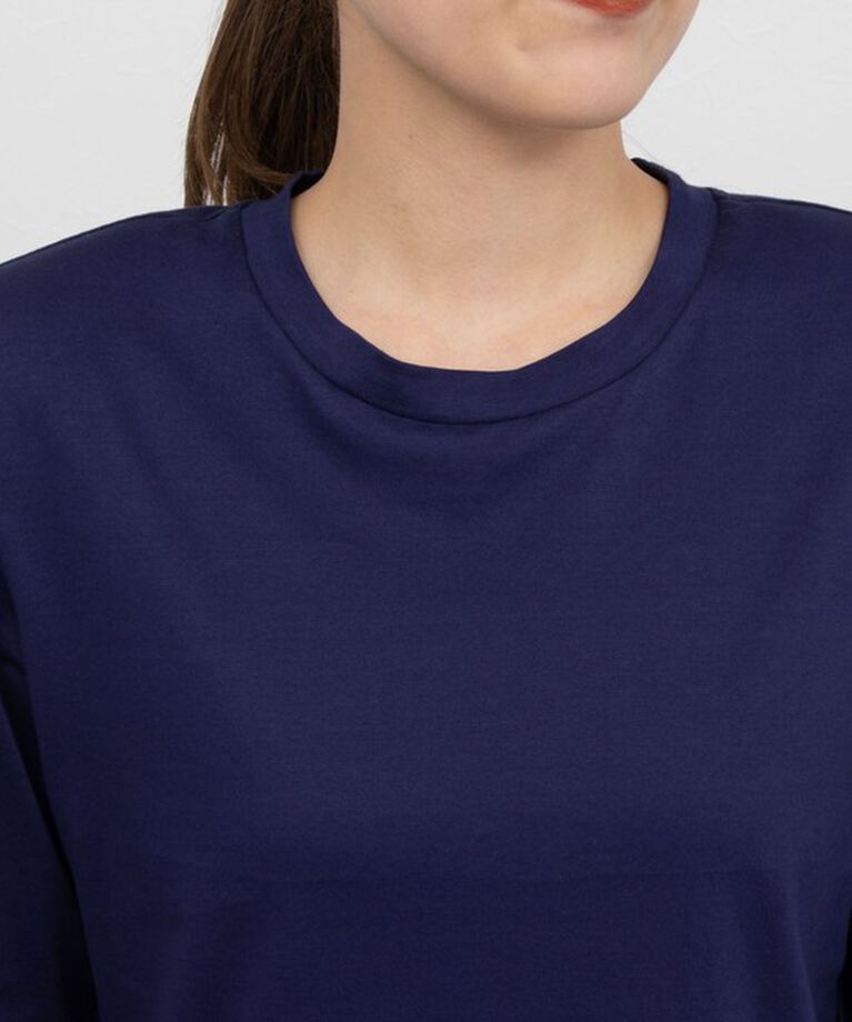 NOLLEY'S「接触冷感 70/2コンパクトクール肩パットTシャツ」|Tシャツ・カットソー|