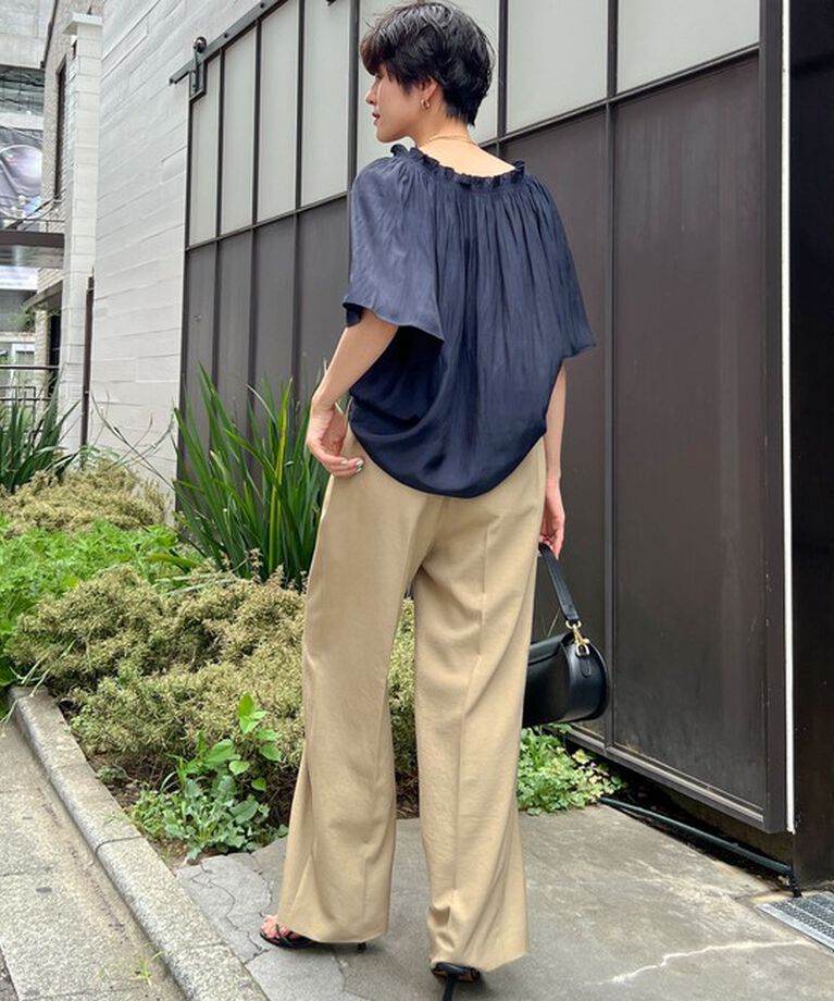 NOLLEY'S「ウォッシャブルイージードロストワイドパンツ」|その他|