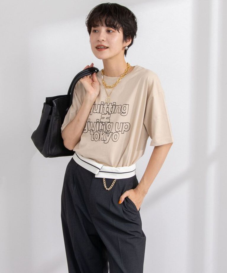 Rie Miller「ビッグシルエットTシャツ」|Tシャツ・カットソー|