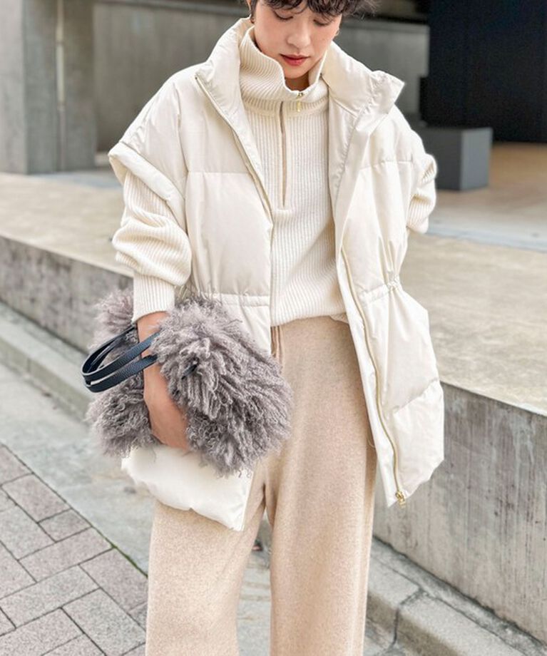 NOLLEY'S「【TAION×LIMONTA】別注ダウンベスト 24AW」|ダウンベスト・ベスト|オフホワイト