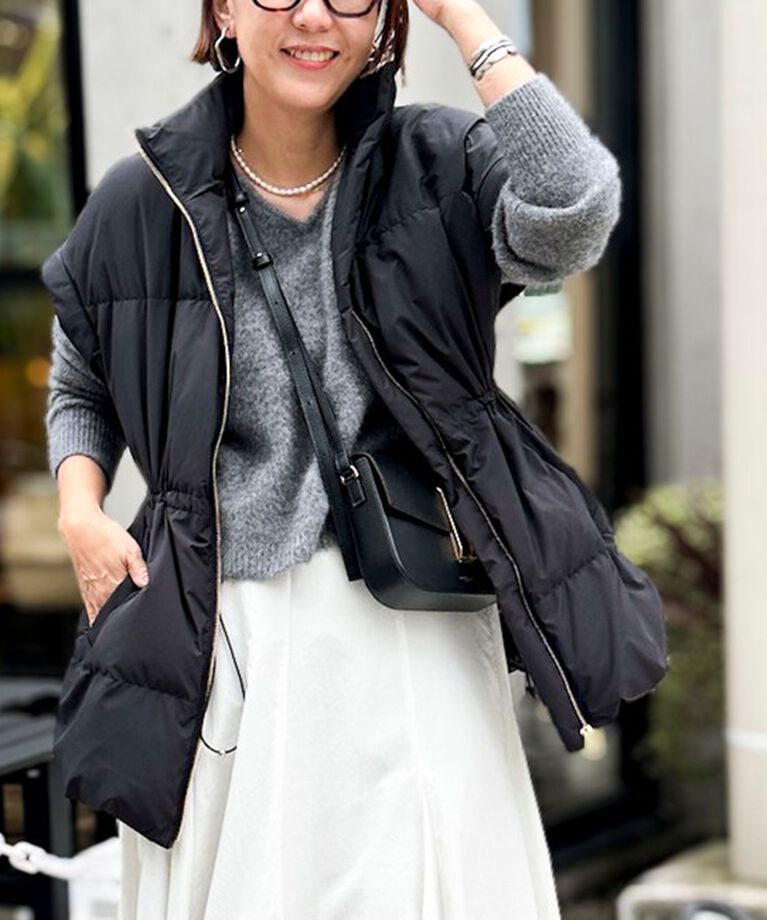 NOLLEY'S「【TAION×LIMONTA】別注ダウンベスト 24AW」|ダウンベスト・ベスト|ブラック