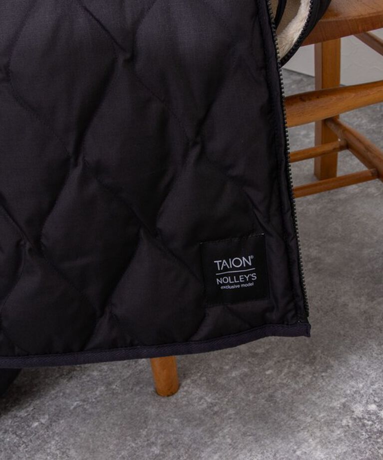 NOLLEY'S「◇【WEB限定】【TAION/タイオン】ノーカラーボアコート(リバーシブル) 24AW」|ダウン|