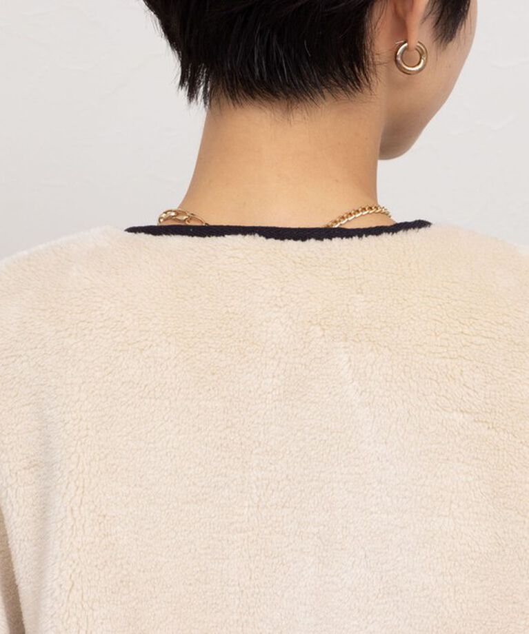 NOLLEY'S「◇【WEB限定】【TAION/タイオン】ノーカラーボアコート(リバーシブル) 24AW」|ダウン|