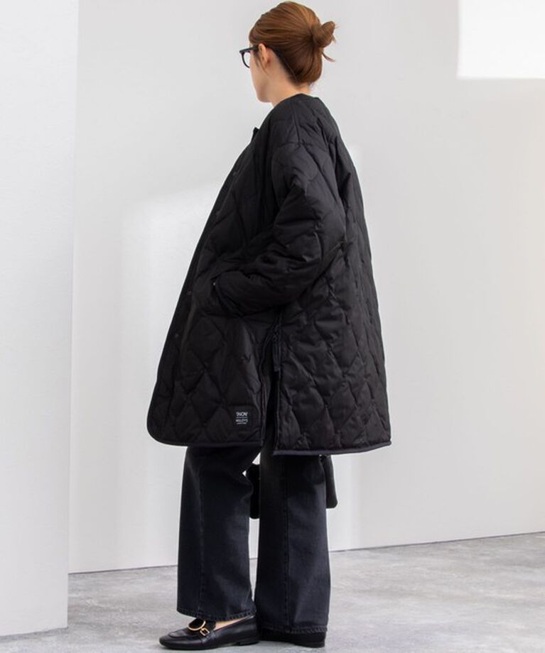 NOLLEY'S「◇【WEB限定】【TAION/タイオン】ノーカラーボアコート(リバーシブル) 24AW」|ダウン|